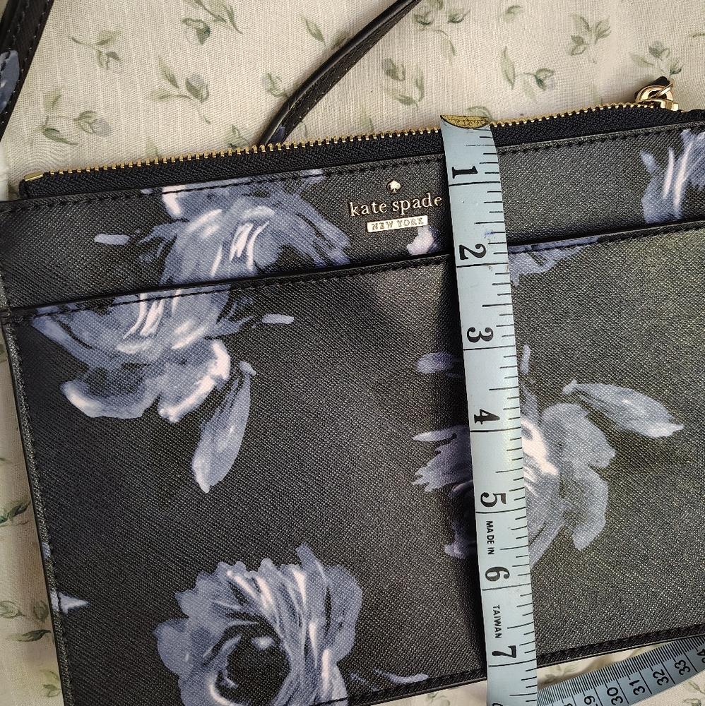 Kate Spade Black Floral Cameron Street Crossbody Bag - Picture 5 of 7